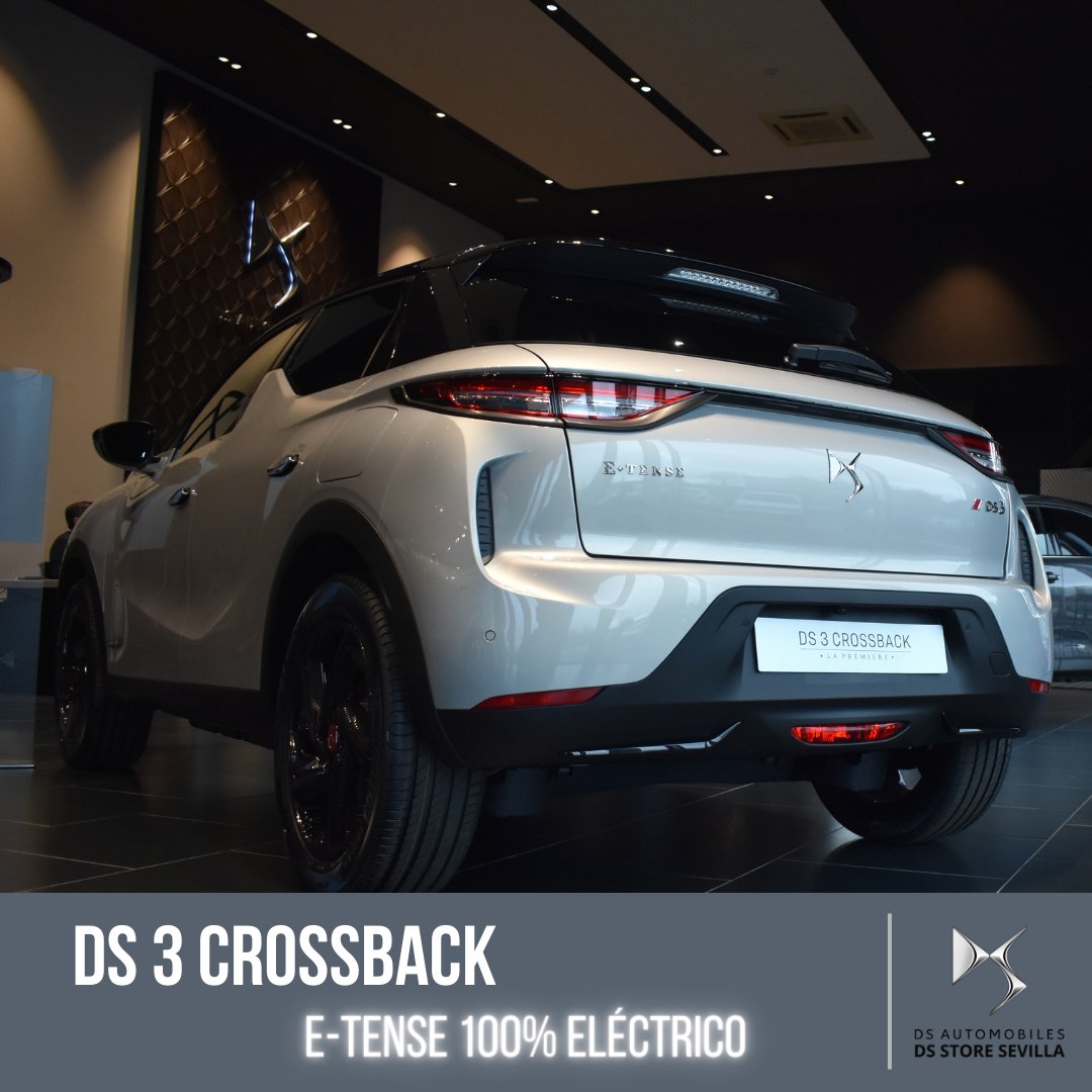 DSStore_Sevilla's tweet image. DS 3 Crossback E-Tense
◽ 156 cv Potencia 115 kW
◽ Hasta 402 km en ciclo combinado
◽ 30 min de carga para cargar el 80% (en carga pública rápida)
Preguntanos sin ningún tipo de compromiso.

#dsautomobiles #ds3 #dscrossback #dsstore #sevilla #etense