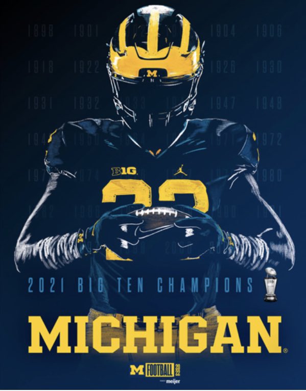 NewsomXavier's tweet photo. Blessed &amp; thankful to receive my first offer from the University of Michigan🟡🔵!!!#goblue @coachtspence @DetKingFootball @UMichFootball https://t.co/cjTUAlkE2n