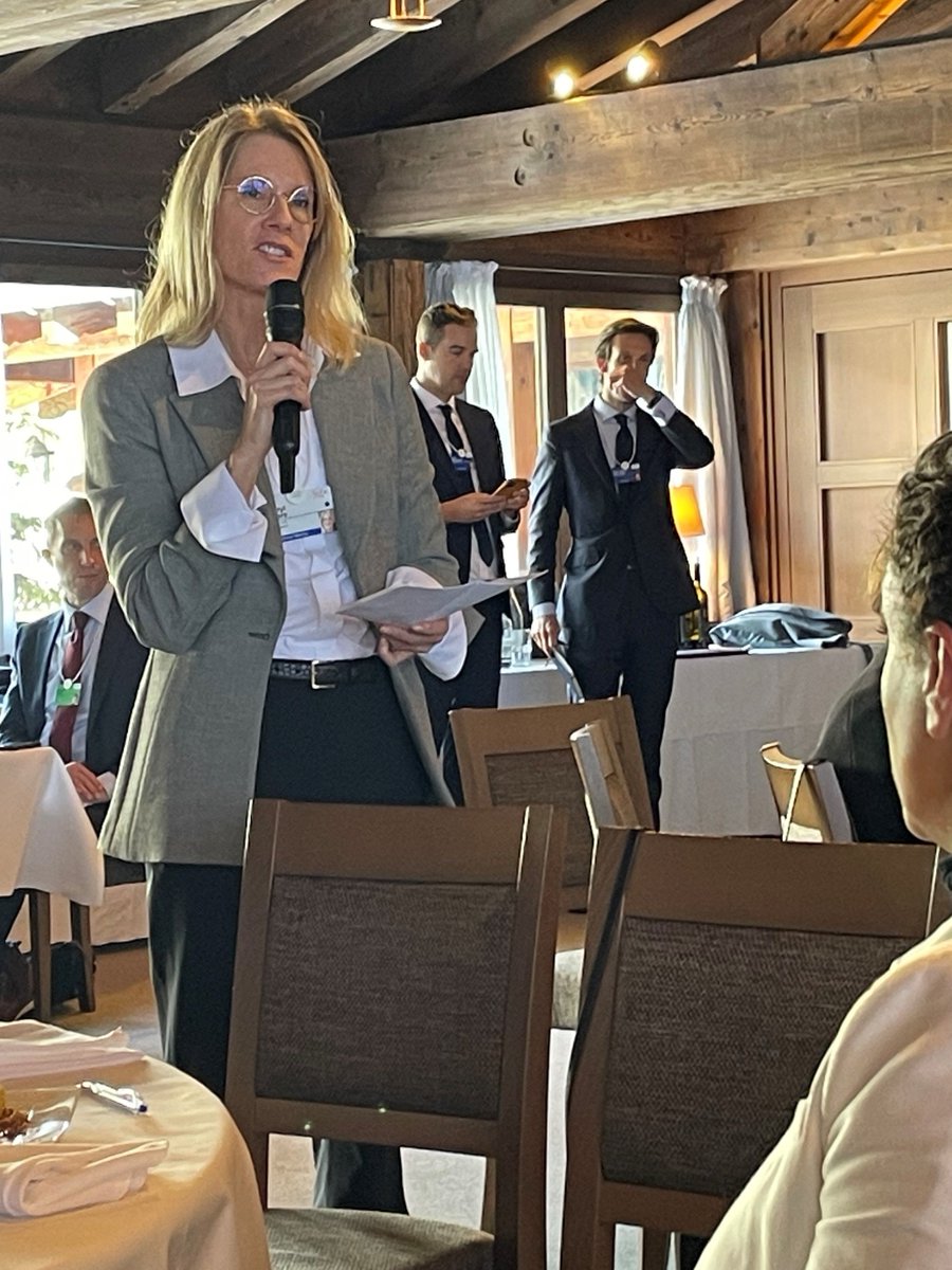 Jane_Burston's tweet photo. Inspiring #philanthropy panel at #wef23. Heard from @IKEAFoundation, @wellcometrust, @DrAndrewSteer, @vilasdhar how we can galvanise additional funds for climate action through #GAEA.
Collaboration takes effort, but opportunity to join climate, health, equity agendas together. https://t.co/G5uSYSq2Wf