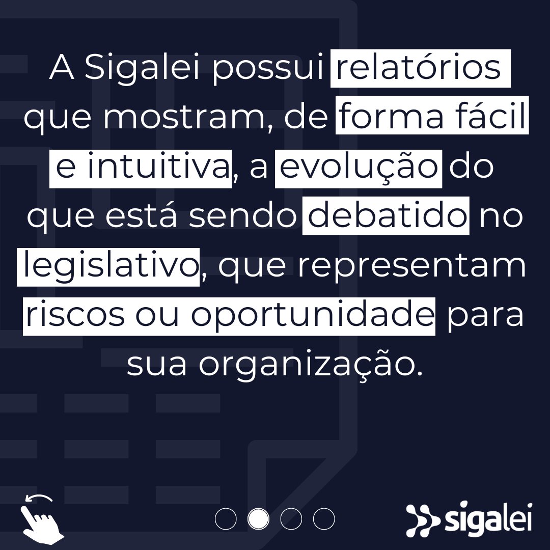 _SigaLei's tweet photo. Ter o controle fino da evolução das proposições é essencial, por isso montamos relatórios personalizados para você acompanhar a evolução dos seus riscos e oportunidades. 

Quer conhecer nossa solução? 

Entre em contato com nosso time neste link:
https://t.co/NhiWk3XECi https://t.co/emge7WJ4aH
