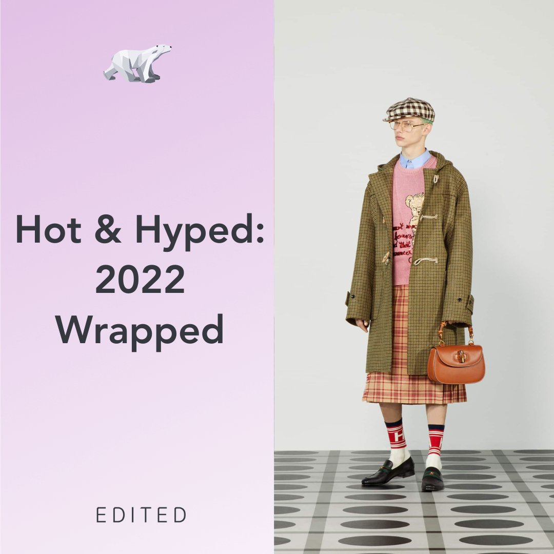Our monthly What’s Hot? reports collate hyped collaborations, trending brands and viral products, contextualizing them with data nuggets from the EDITED Market Intelligence tool.
Follow the link to read about what brought the heat last year. hubs.la/Q01ygGh-0