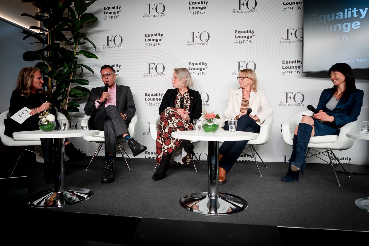 InfosysEurope's tweet photo. Gender inequality anywhere is a threat to #GenderEquality everywhere. @KarmeshVaswani joins a panel with @femalequotient, at #WEF23, where he discussed how gender parity boosts growth, stability, and resilience in corporations and at large. #InfosysAtDavos #InfosysAtWEF https://t.co/ITvCh5p16E