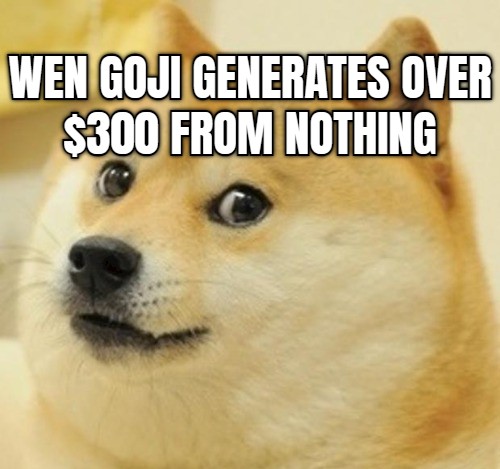 GM Goji Bears 🐻‍❄️

Our project is now generating income from numerous business sources, building up our treasury!