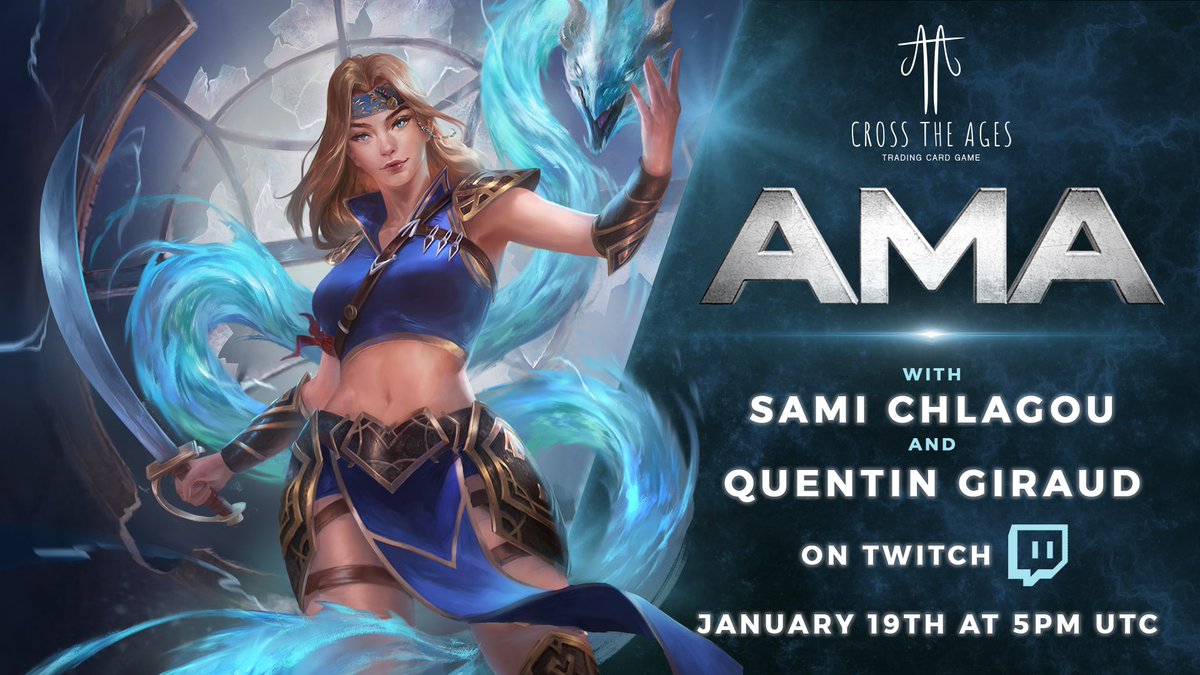 CrossTheAges's tweet photo. END OF THE ERA'S AMA IS COMING!

🚨 Join our CEO @chlagousami and CGO @AethysDev for truly precious news about what's coming for the new Era! 🚨 

🗓️ January 19th - 5pm UTC (6pm CET)
📍 Live on Twitch: https://t.co/b82PSQZTjn https://t.co/uTGeESPEX6
