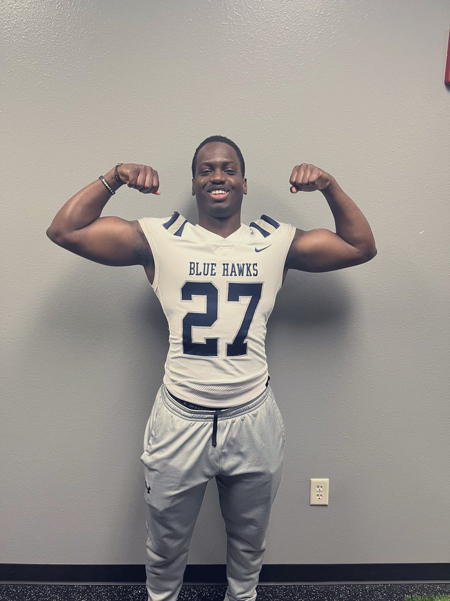 After a great visit to Dickinson State, I am blessed to say I have received an offer to continue my football career at the next level! Thank you @CoachGibsonDSU for a great visit!
#AGTG