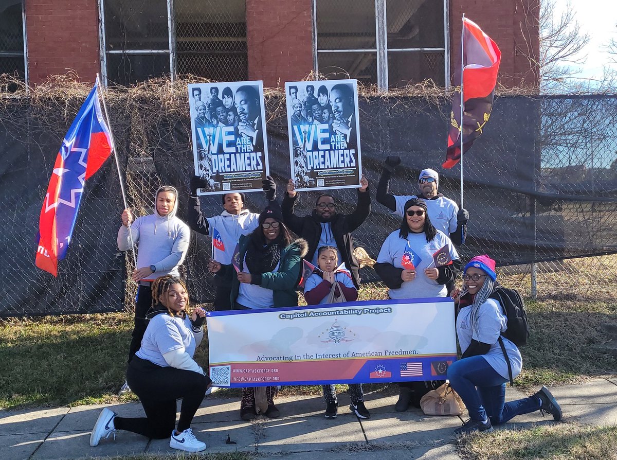 CAPTaskforce's tweet photo. Yesterday's parade was really exciting. A great day to share with everyone. We passed out the Juneteenth and Black American Heritage flags to so many people.  It was beautiful to see them waving in the crowd. https://t.co/5Bm47D8tew