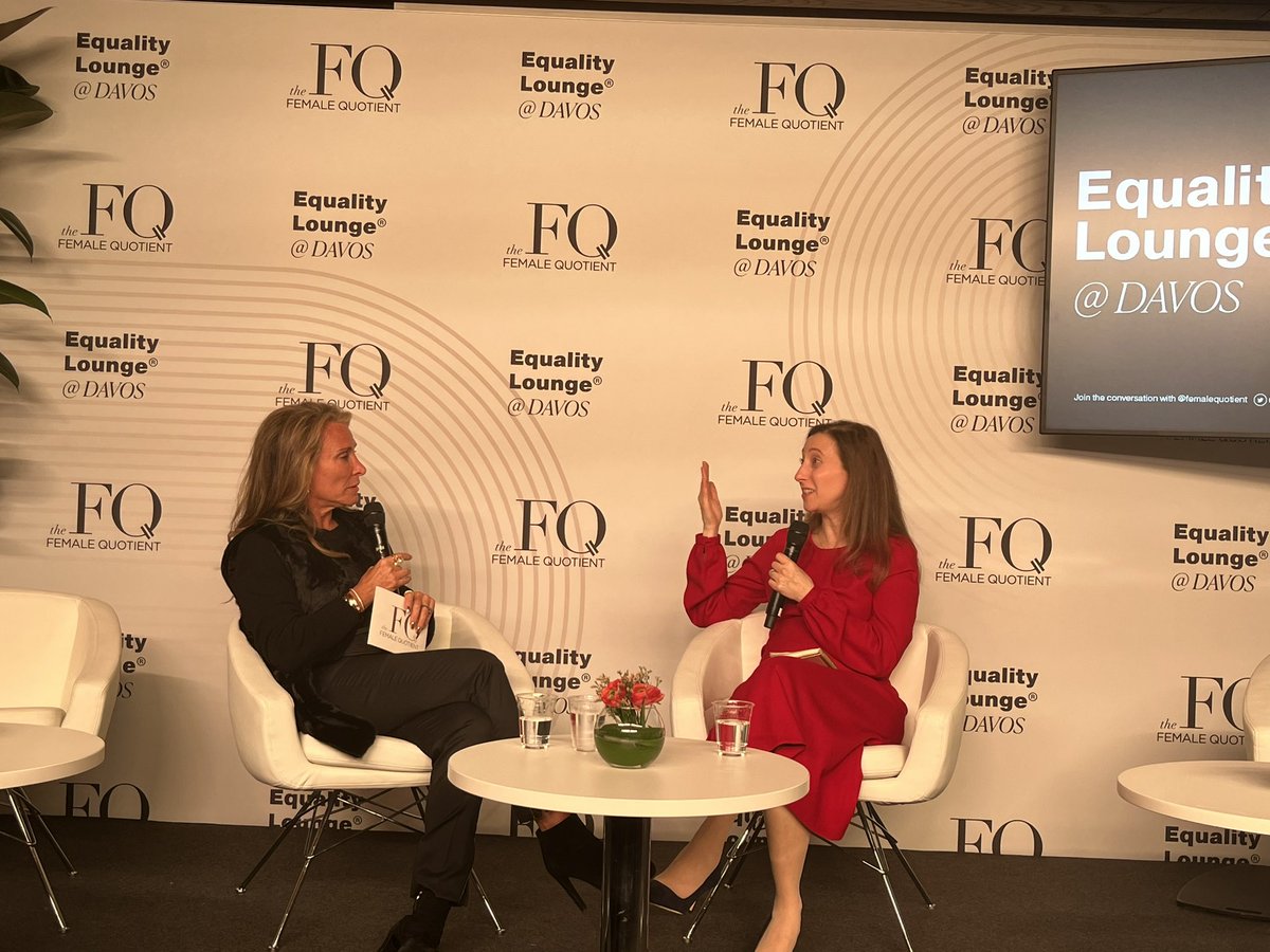 Live from <a href="/Davos/">World Economic Forum</a>: „The way leaders are interacting with their employees is by far the biggest factor for feeling included.“ - BCG‘s Chief Diversity Office at the soft launch of our new BLISS Company need for Inclusion at the #wef - together with <a href="/ShelleyZalis/">Shelley Zalis</a> of <a href="/femalequotient/">The Female Quotient</a>