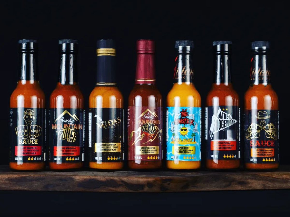 FoodnDrinkFest's tweet photo. Get ready to add some fiery flavor to your food with Villain Sauce Co's delicious hot sauces at the Food and Drink Festival! Their award-winning sauces, including "Smoky Mountain Punch" , "The Boogeyman," and including the first place winner at the 2021 Canadian Hot Sauce Awar... https://t.co/3iaXknSuj8