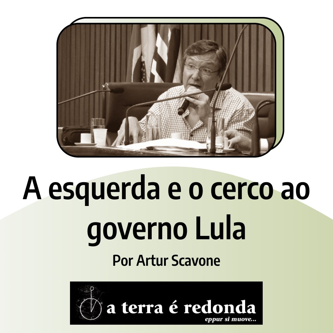 Aterraredonda1's tweet photo. A esquerda e o cerco ao governo Lula
Por Artur Scavone

Levar em conta a conjuntura política nacional e internacional para avaliar a potência e a capacidade de ação do governo eleito.

https://t.co/5vr9UbWl5U

#aterraéredonda #ArturScavone #Scavone https://t.co/SiDER2RRay