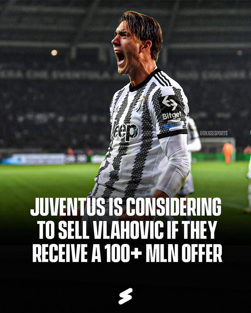 AthlAddict's tweet photo. A lot of rumors say that Juventus is considering to sell their striker Dusan Vlahović😳
What do you think?
#Juventus #Vlahovic #SkaseSports https://t.co/gaKt22UtTq