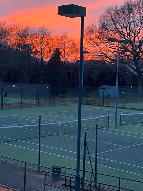 Stunning sunset at The Weald this evening.