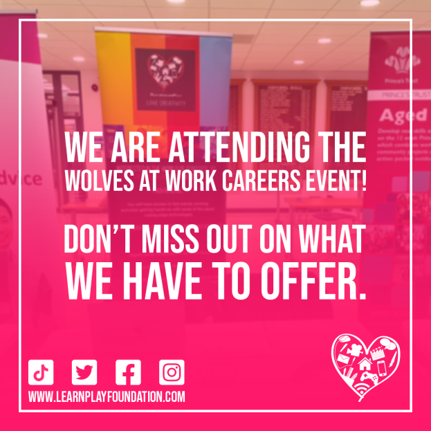 learnplaytweets's tweet image. SAVE THE DATE! Come down and visit us at the Wolves At Work Event! You will find us at the Mander Centre on Saturday, 21st January 2023 from 10am – 4pm
#lovelearnplay #wolvesatwork #employmentsupport #wolverhamptontraining #trainingandemployment #openday #community #youngbusiness