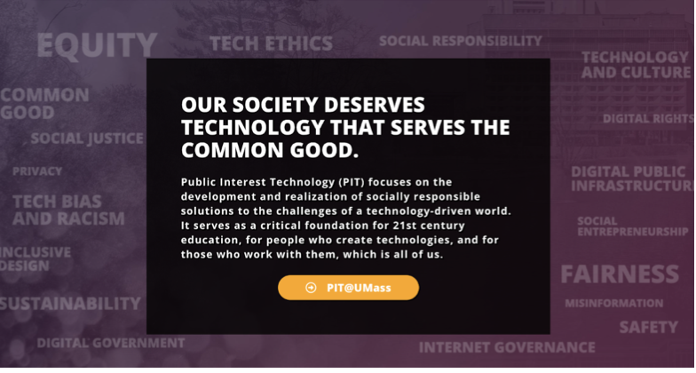 Are you a <a href="/UMassAmherst/">UMass Amherst</a> faculty member with a research project idea that addresses public interest technology challenges while also reducing societal disparities?  Feb 1 is the deadline to apply to  PIT@UMass’ 2023 Faculty Fellowship Program!  bit.ly/3IUUHil