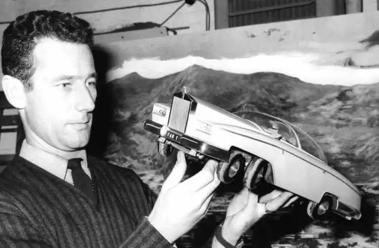 philzink's tweet photo. Behind the scenes with Derek Meddings. 
#GerryAnderson #DerekMeddings #Stingray #Thunderbirds #FAB1 #Fireflash https://t.co/9kH9vpt2KF