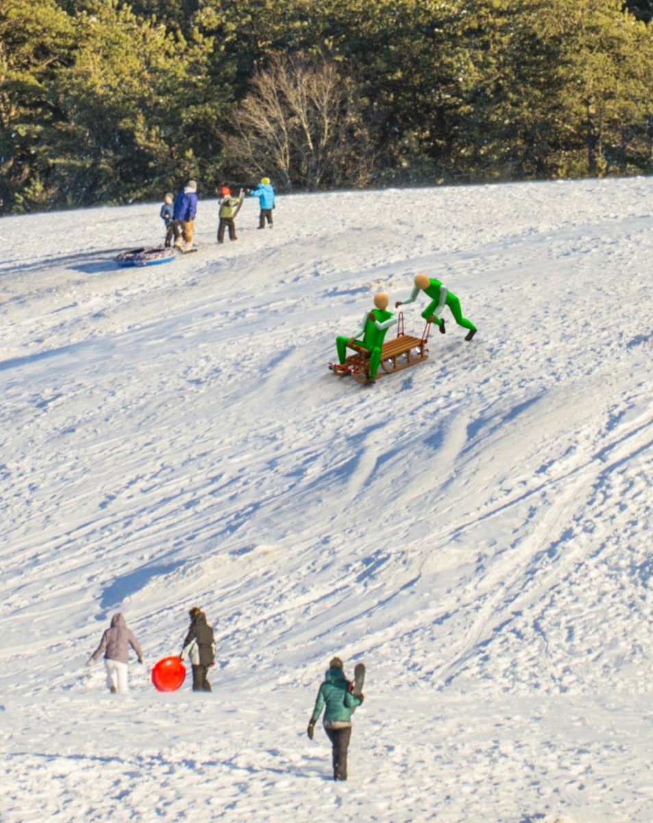 Onshape's tweet photo. 🛷 Photo dump..but make them renders. Do you prefer the sled on colored backgrounds or the realistic ones on snow? ❄️

#RenderStudio #Renderlovers https://t.co/5f9SwpExOH