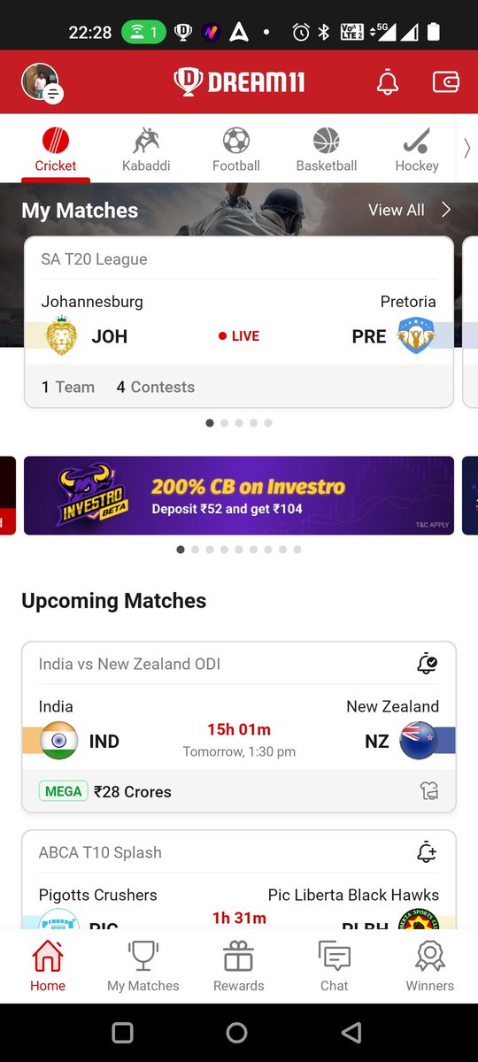 GSharma_21's tweet photo. @Dream11 
The notification option is not available in hockey why ????????? https://t.co/dlCuMcNnXN