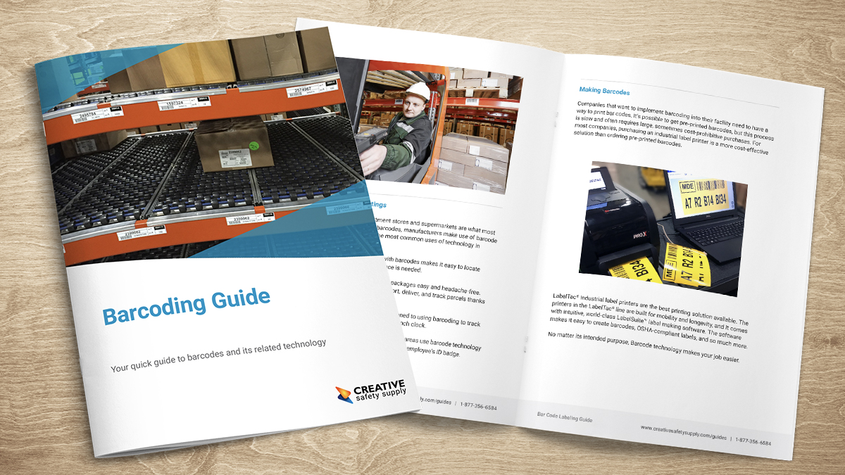 CreativeSafety's tweet image. Improve efficiency in your facility with barcoding for inventory, organization, and productivity. Get your free barcoding guide: ow.ly/19Vj50KbZVu
#barcoding #barcodes #barcodelabeling #lean #leanmanufacturing #inventory #warehouseefficiency