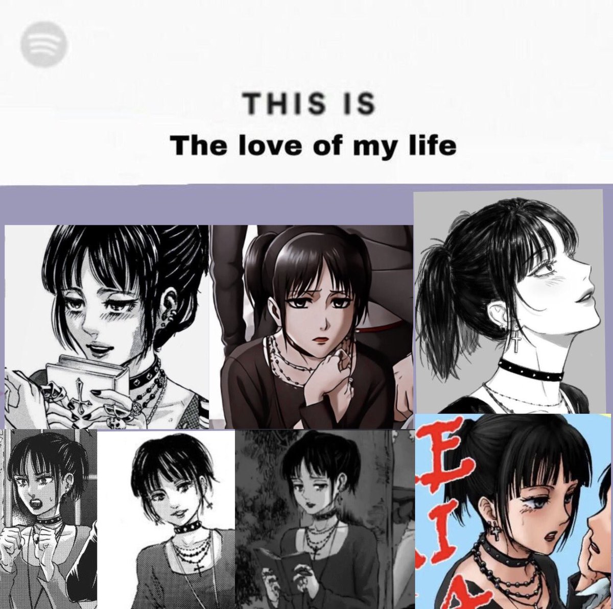 mikasamybae1's tweet photo. We Don't talk enough about goth mikasa☹️ https://t.co/0OElVeDrVU