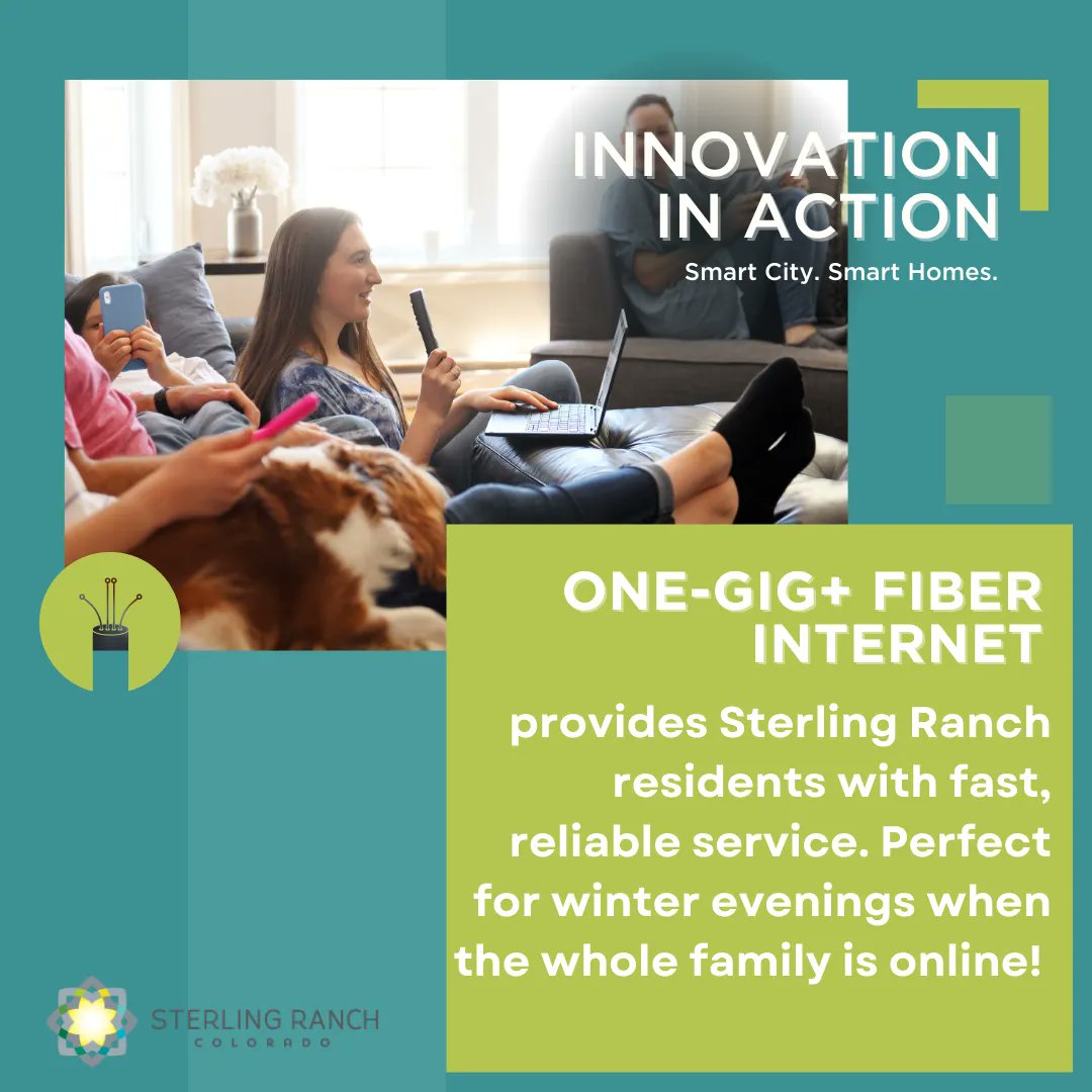 One-gig+ fiber internet provides #mysterlingranch residents with fast, reliable service. Perfect for winter evenings when the whole family is online!

buff.ly/3sgDeqO

#innovationinaction