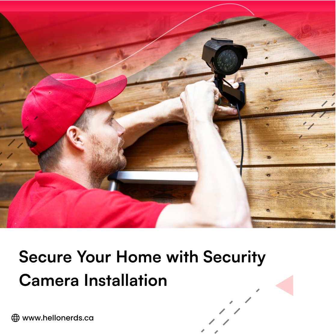 Protect your home or business with #HelloNerds professional #securitycamerainstallation. Keep an eye on your property at all times and feel secure knowing that you have the best protection. 

#securitycamera #homesecurity #securitycamerasystem #securitycamerainstall