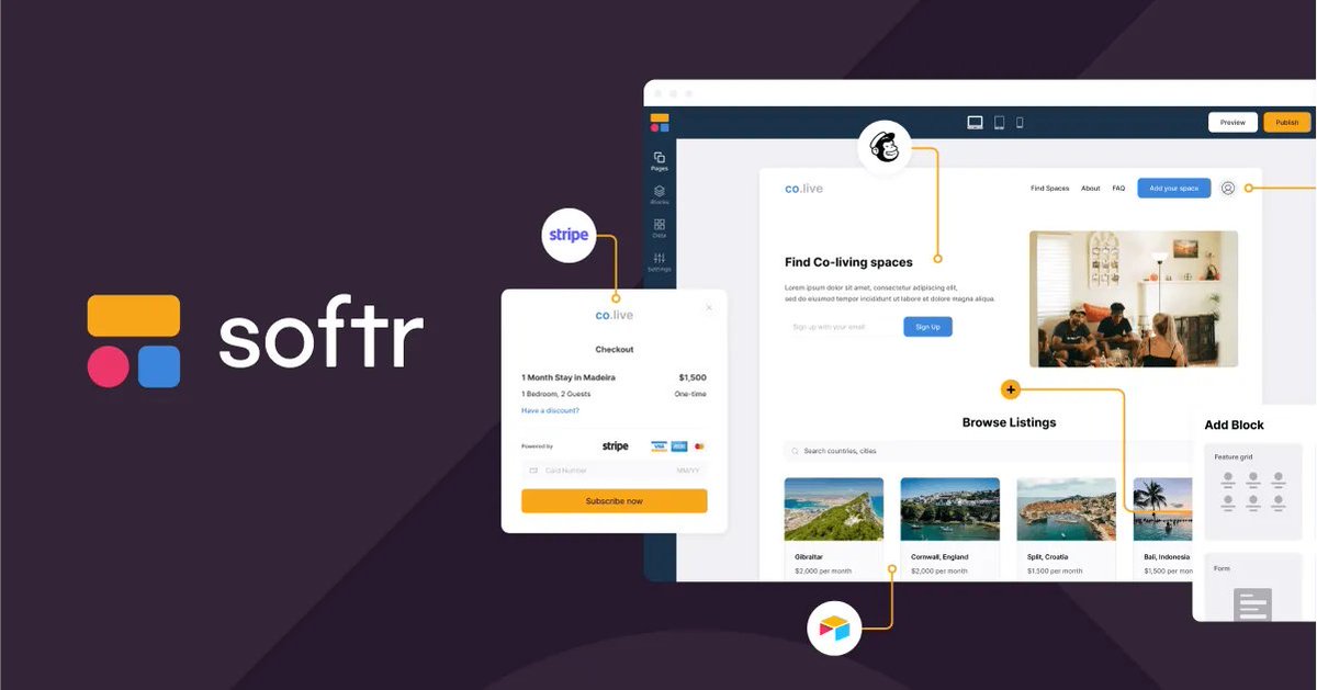 tmiket's tweet photo. From spreadsheet to showstopper! #NoCode tools like Softr, SpreadSimple, Siteoly and others make it easy for anyone to turn their data into a visually appealing & interactive websites. #websitebuilding #spreadsheetdata"
https://t.co/yqorA2i3Vk https://t.co/hovlkZcmER