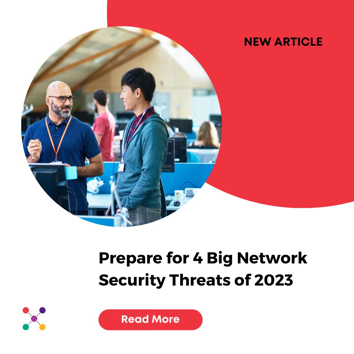 DiceComm's tweet photo. Hackers can use sophisticated malware to infiltrate your network and steal sensitive data.

That’s why we want to help you understand what kinds of attacks are most common.

Here are four network security threats that will cause the most damage in 2023: https://t.co/rZyqGlAncm https://t.co/SHp8m0jHmd