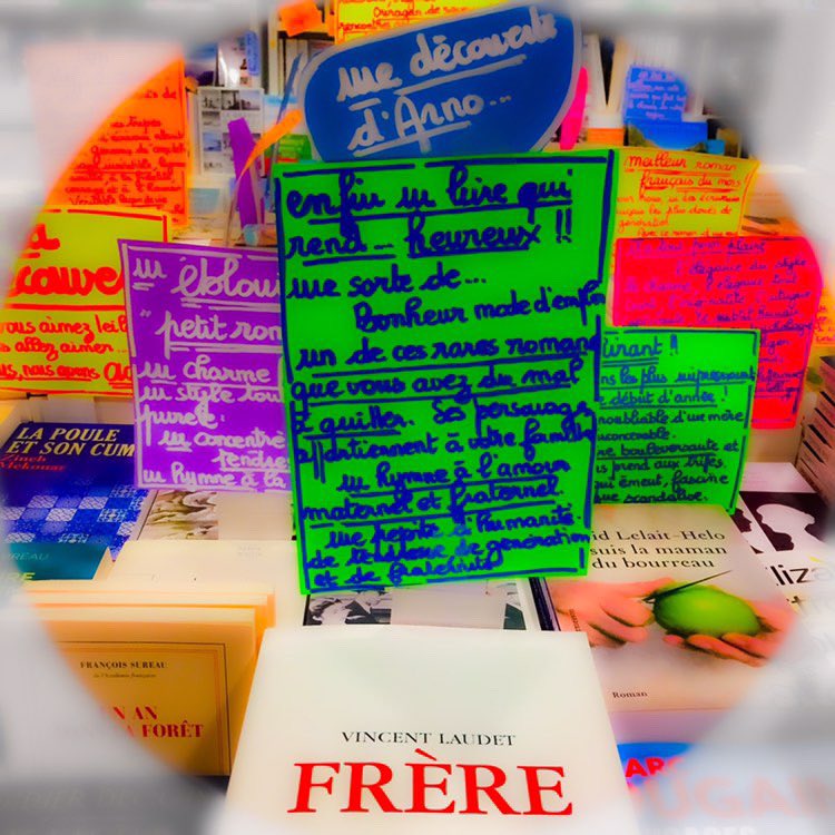 vlaudet's tweet photo. Merci à Arno Will. Libraire passionné et passionnant. https://t.co/cjCRcKKKJ1