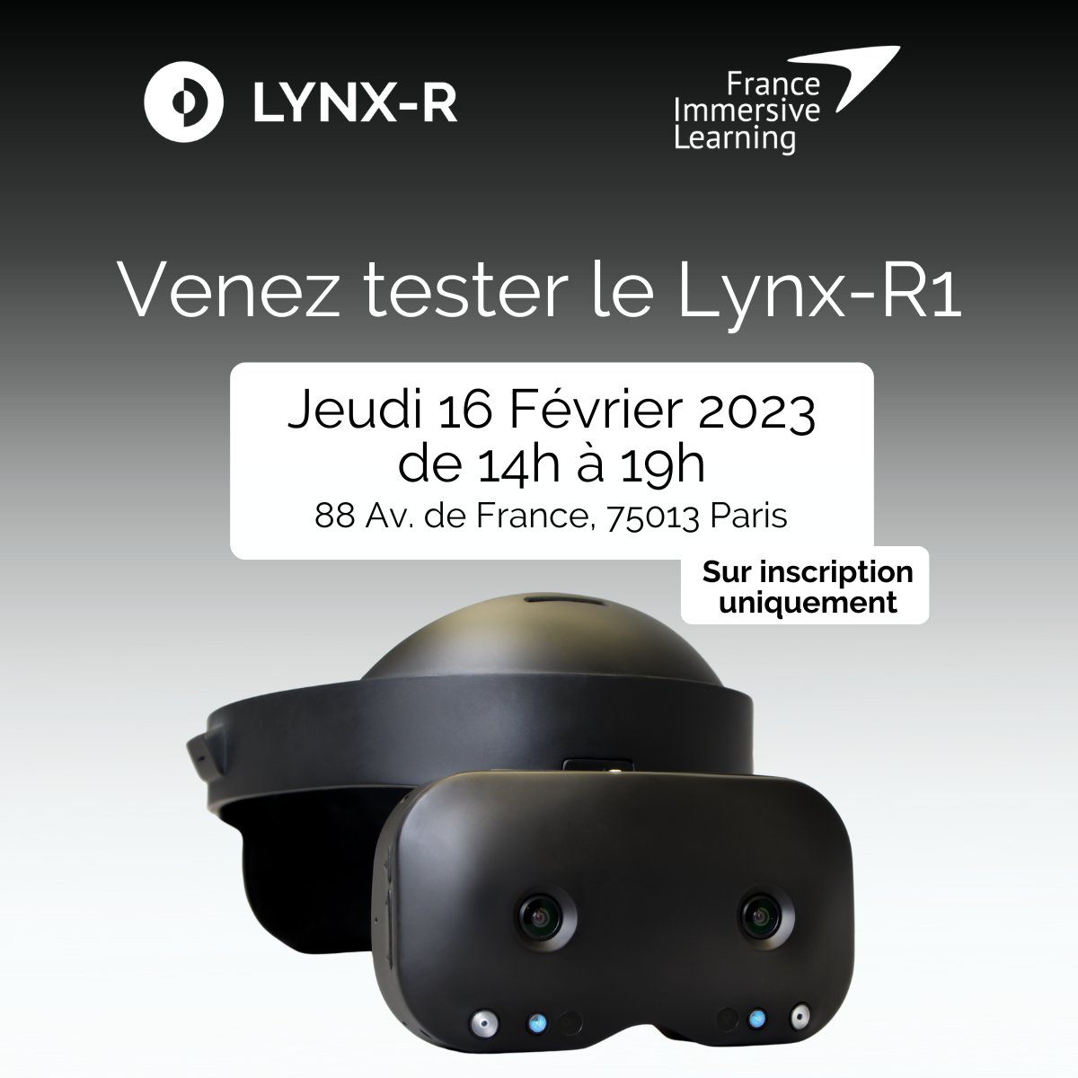 Book a slot to try the Lynx_R1 > bit.ly/3CU1DbJ The Lynx R-1 will be at France Immersive Learning come join us for a demonstration session.