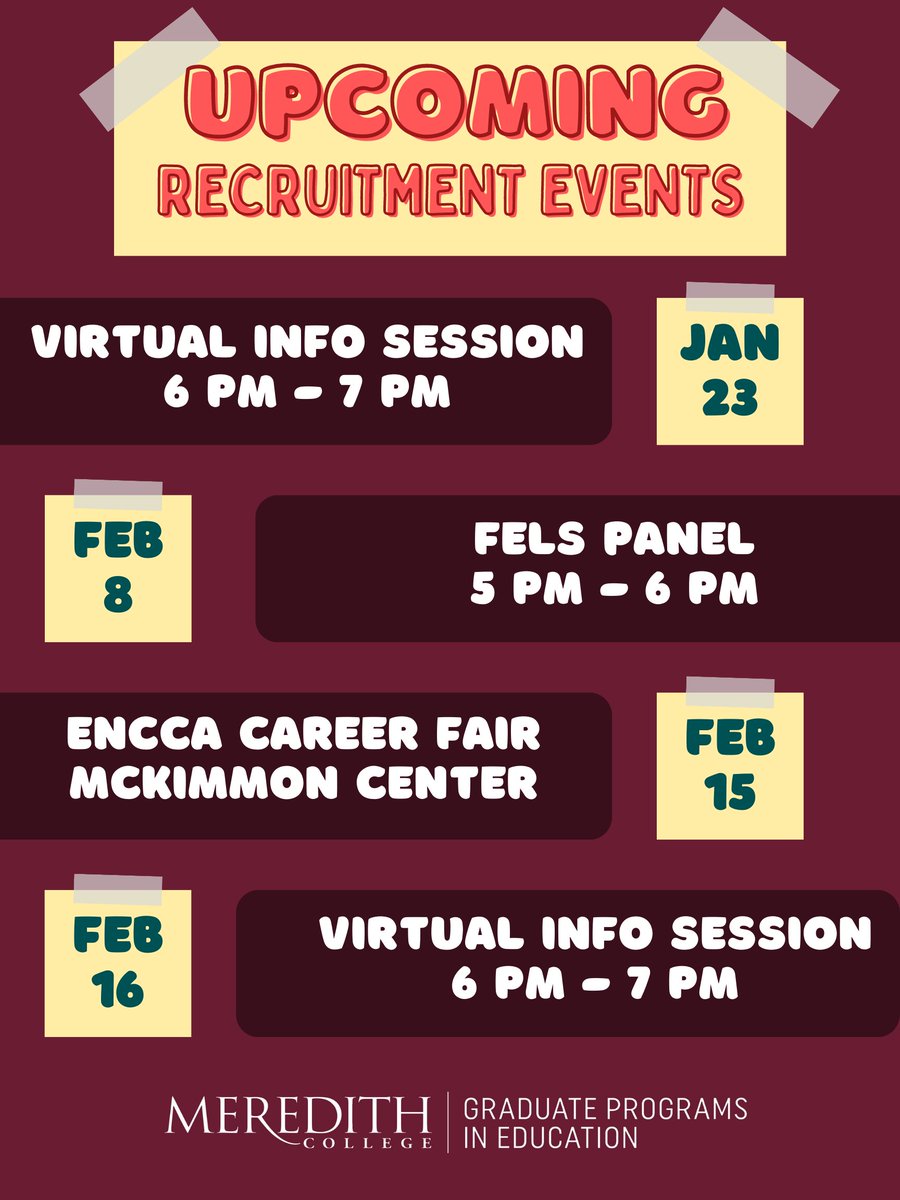 meredith_teach's tweet photo. We have a busy spring ahead!

Interested in @meredith_teach? Join us for an upcoming session or find us at any of these local events. https://t.co/uXCLlEBLnc