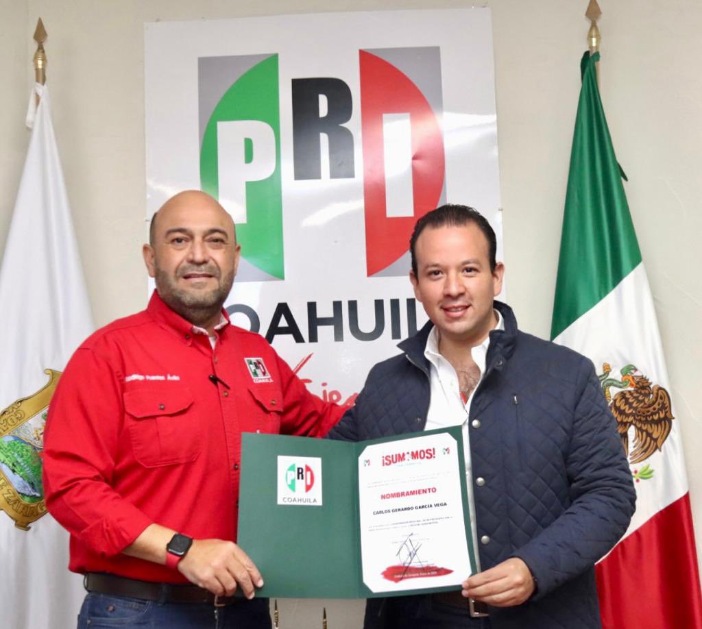 Nombré a Carlos García Vega, Coordinador Regional de Representación en la Región #Carbonífera, para proseguir con la estrategia de integración, ordenamiento y depuración definidas por el <a href="/PRICoahuila/">PRI COAHUILA</a>, para defender la voluntad popular expresada en las urnas y nuestro triunfo.
