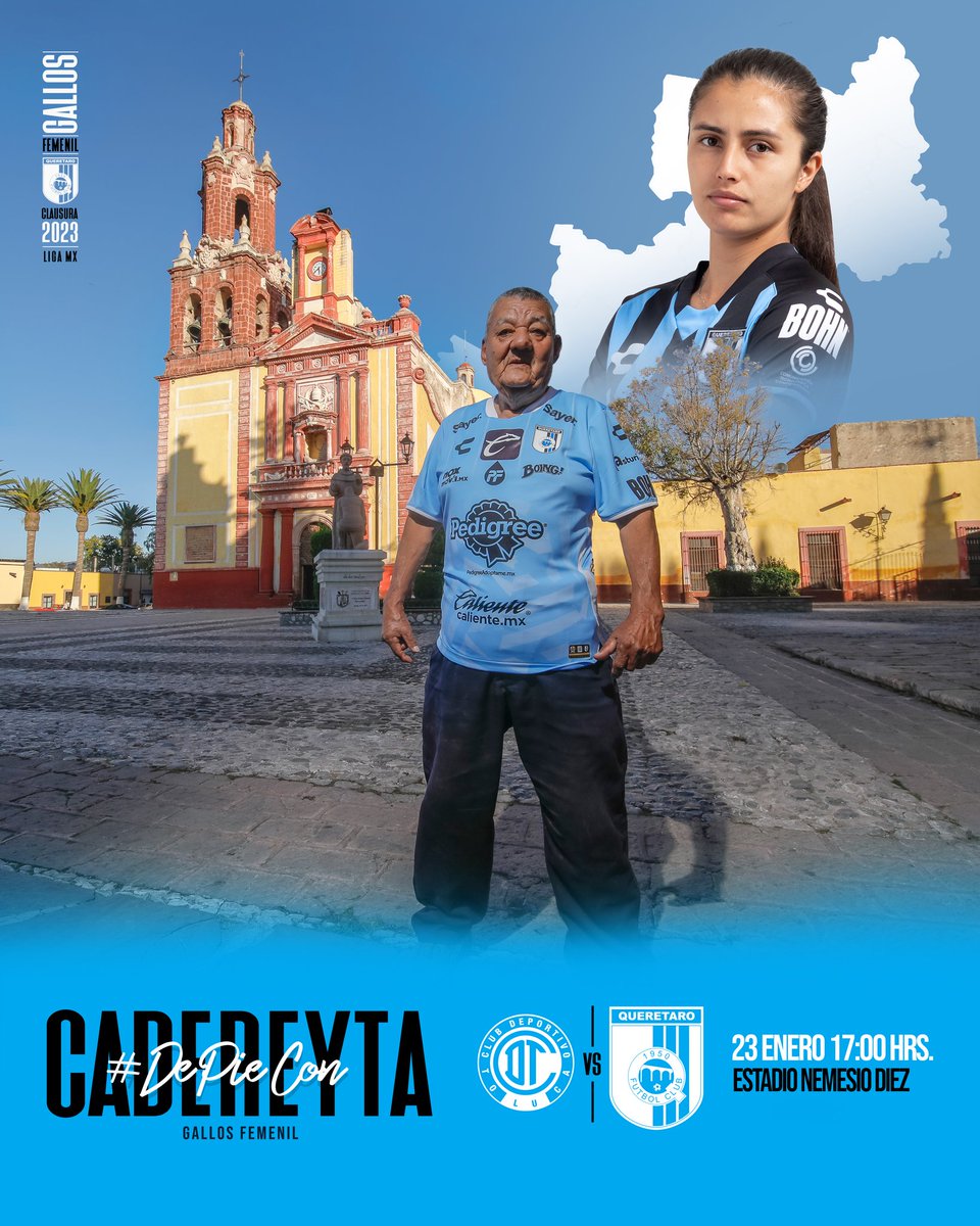 🐓VA POR CADEREYTA🐓

Nuestras Gallos Femenil van con todo a Toluca para la J3 del CL2023 de la <a href="/LigaBBVAFemenil/">LigaBBVAFemenil</a>.

#DePieConQro