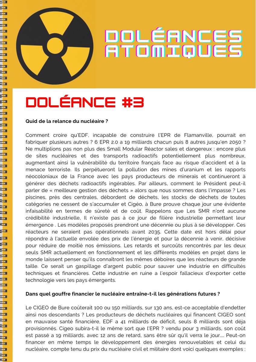 DoleancesAtomik's tweet photo. Doléance #3bis

https://t.co/dNorNsaRSj

#doleancesatomiques #nucleaire https://t.co/E4IIUJtE1A
