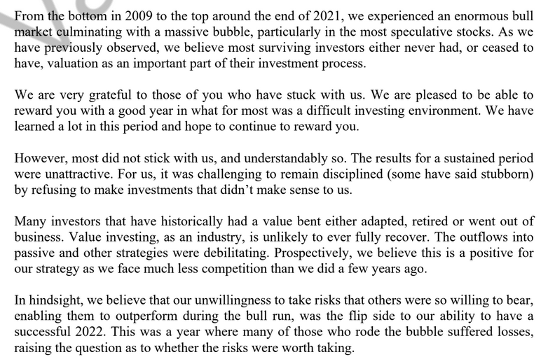 ivan_brussels's tweet photo. Greenlight Capital Q4 2022 letter

$GRBK $DNMR $CEIX $TECK $THC

https://t.co/iXka3gJzRh https://t.co/pimEF1n9qz