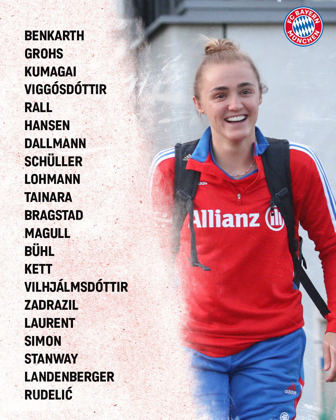 Las convocadas del Bayern Múnich Femenil para la Copa Amazonas