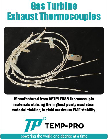 tempproinc's tweet photo. 📣In 2023, our #goal is simple...to deliver excellence in industrial #temperaturemeasurement, so you can focus on operating your equipment in an optimal fashion.

Type K ungrounded exhaust #Thermocouples - contact Temp-Pro for more info today!

#gasturbine #powerplant #tempproinc https://t.co/sksnzeenSL