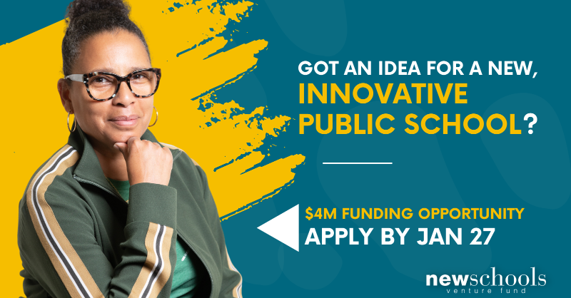 nsvf's tweet photo. $4 million in funding available for new district and charter schools launching Fall 2024. If your school centers equity and innovation, we want to support you. Diverse leaders are encouraged to apply. Learn more 💸 https://t.co/zrB7i0ZqBS https://t.co/pqAFfXRyJB