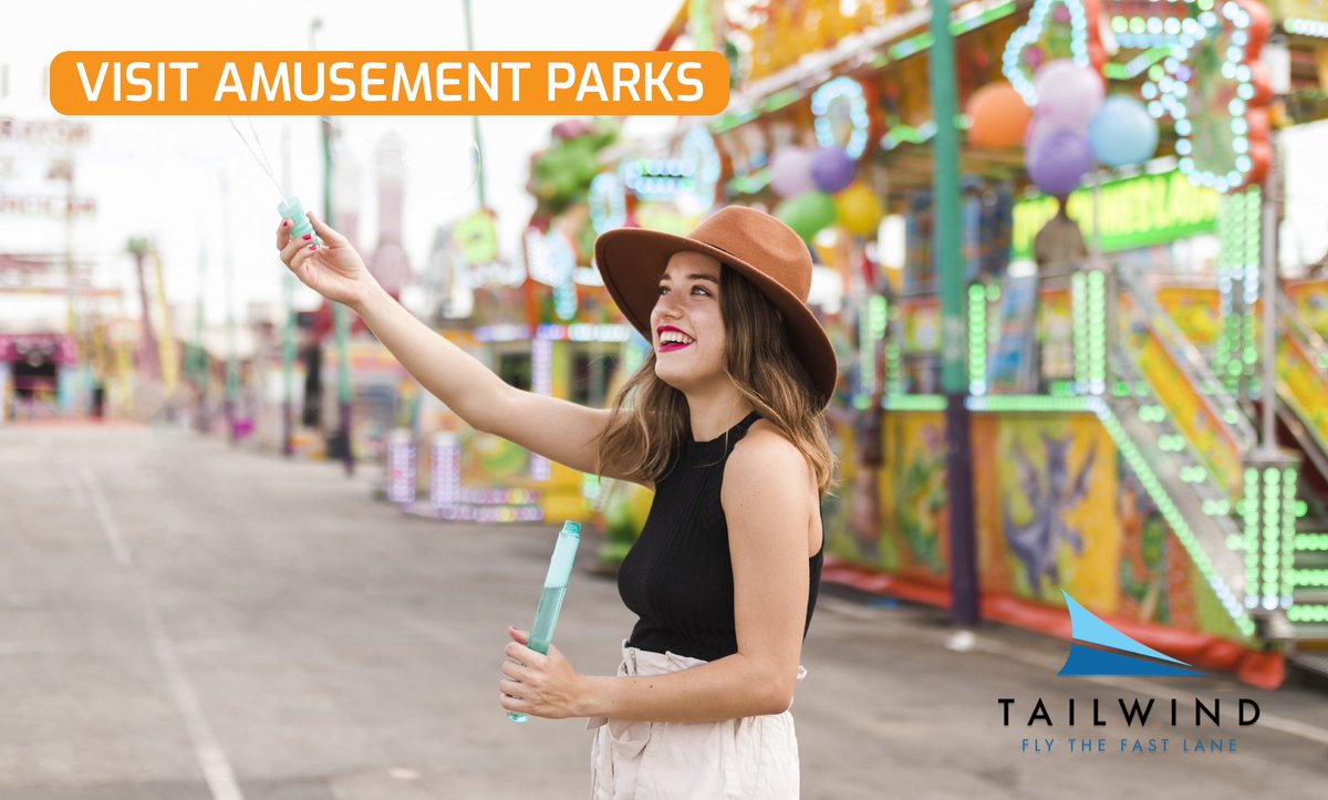 If you don't decide on a plan, we can help you!😉

There are a lot of things to do in Florida. That is why we make you a list of things to do in this beautiful and sunny state.

And don't worry about time in airports; with @tailwindair you'll have all the time in the world!