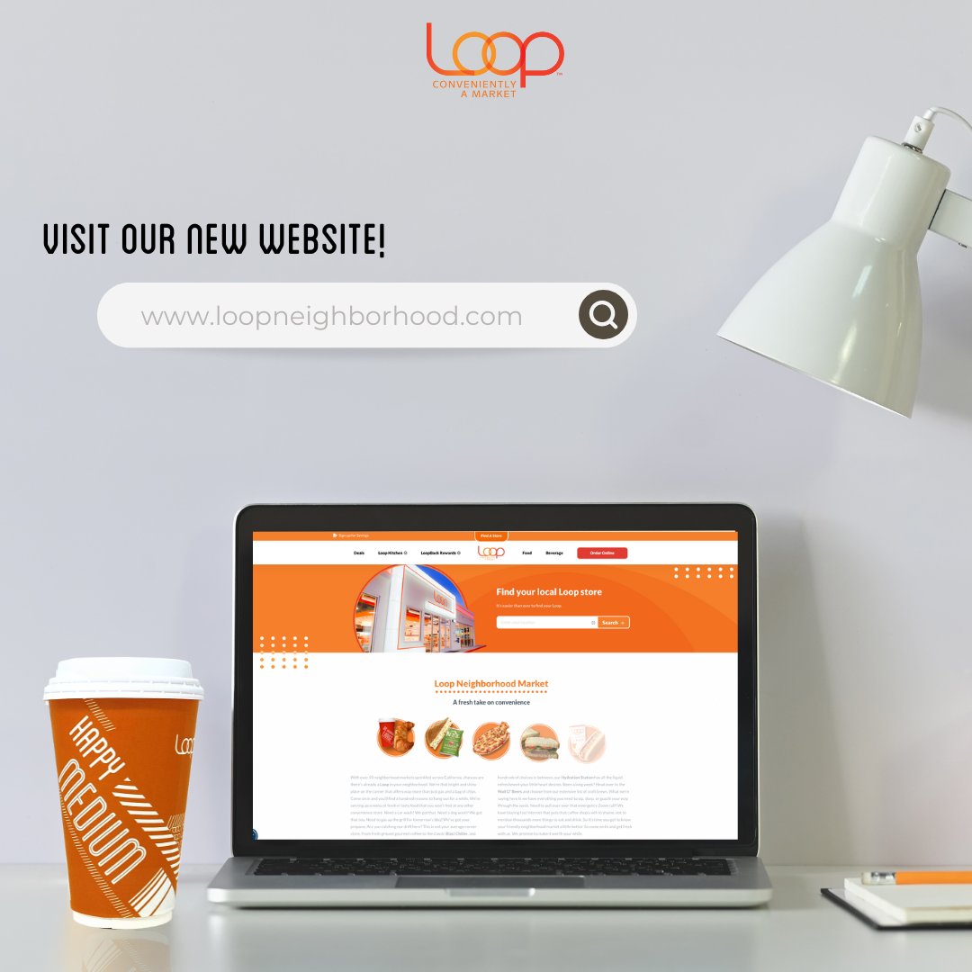 Check out our website! It is new and improved! 
loopneighborhood.com 

On the Loop Neighborhood Website, you can see all of our current promotions, download the Loop Neighborhood App, order online, and so SO much more!