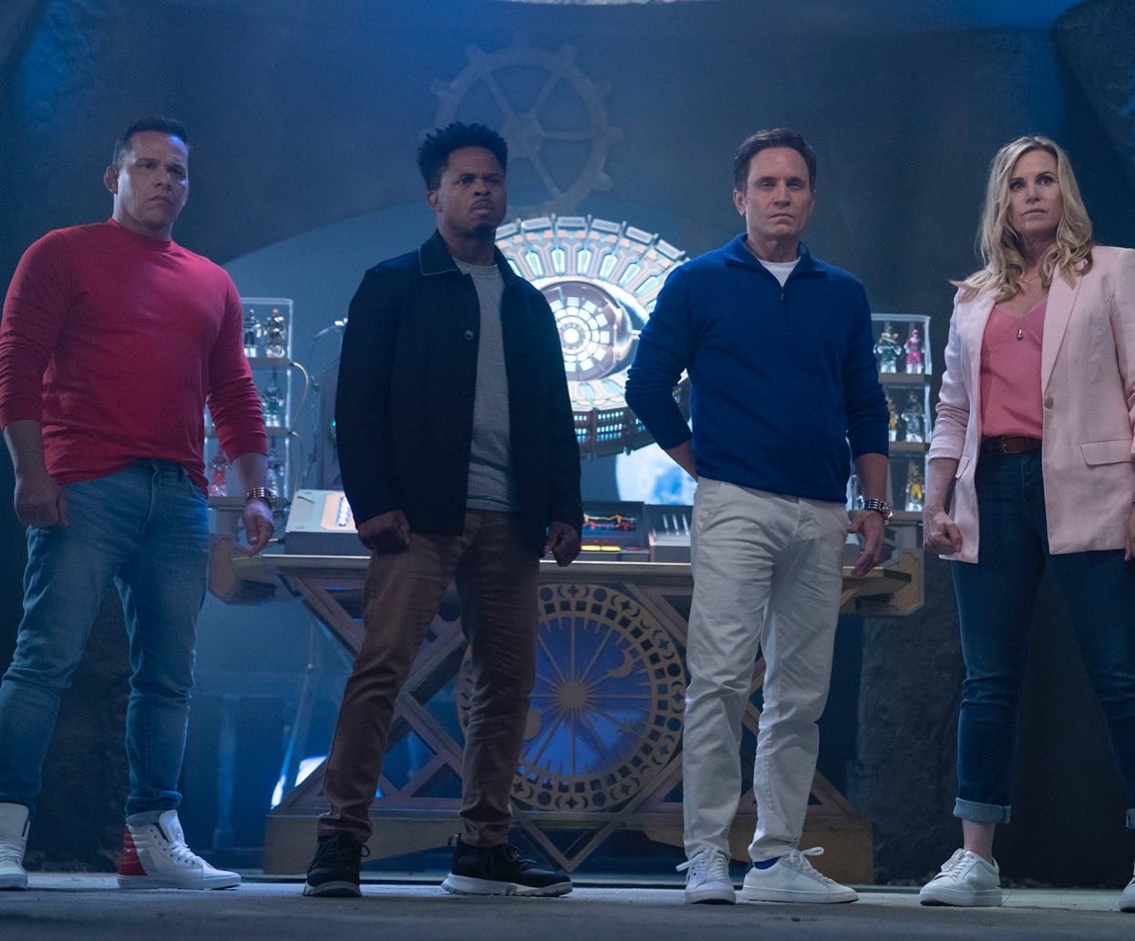 The cast of Mighty Morphin Power Rangers: Once & Always