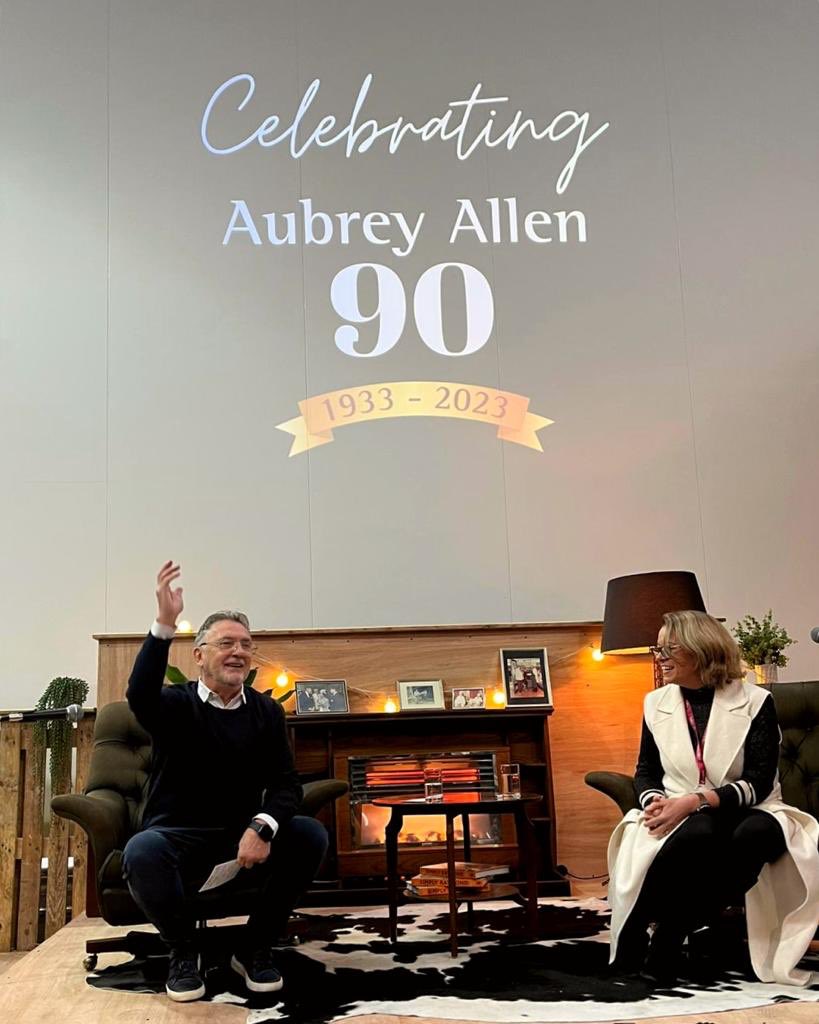 peterallenh's tweet photo. Our first event of our 90th year celebrations @AubreyAllen with the inimitable Raymond Blanc https://t.co/lGdHXSIAMu
