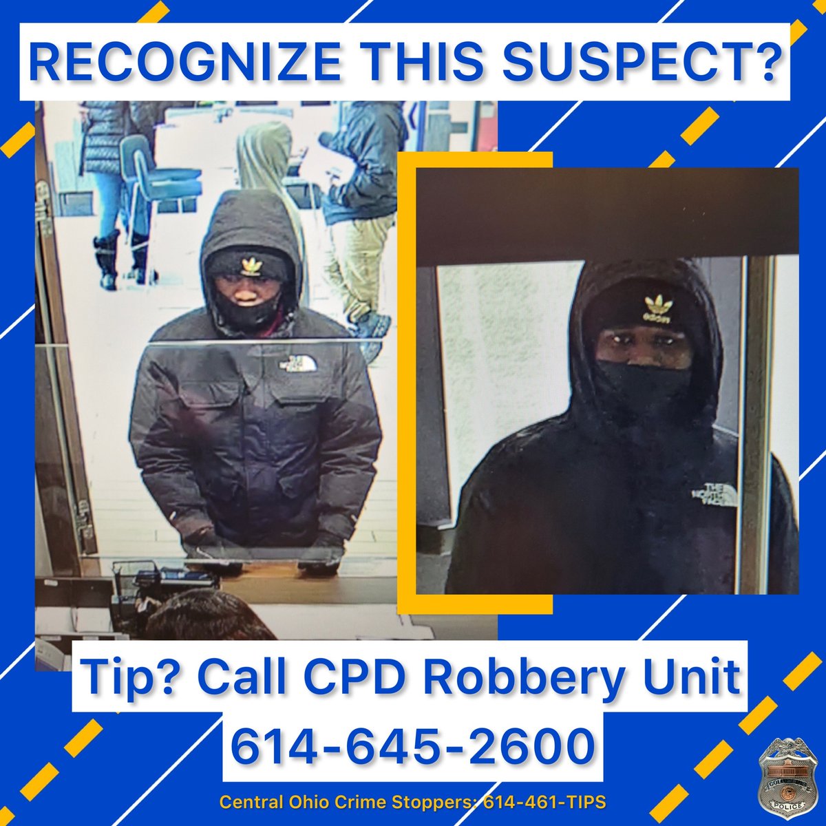 Columbus Ohio Police On Twitter Detectives Need Help Identifying A Man Who Robbed The Bank Of Columbus Ohio Police On Twitter Detectives Need Help Identifying A Man Who Robbed The Bank Of
