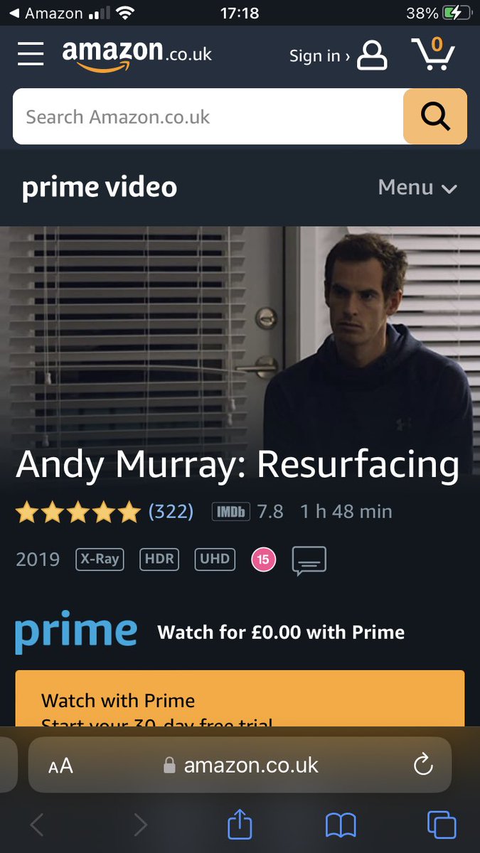 <a href="/PrimeVideo/">Prime Video</a> should really be advertising #Resurfacing today! <a href="/andy_murray/">Andy Murray</a>