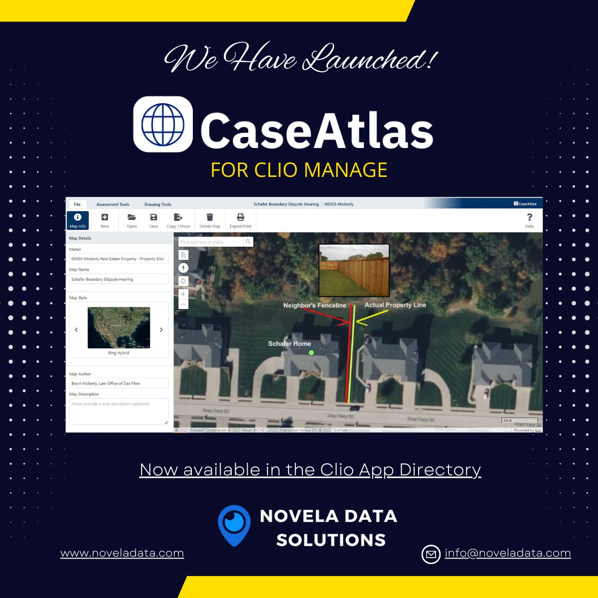 Check us out! CaseAtlas has launched in the #Clio app directory to serve your legal mapping needs. #legaltech #legalinnovation