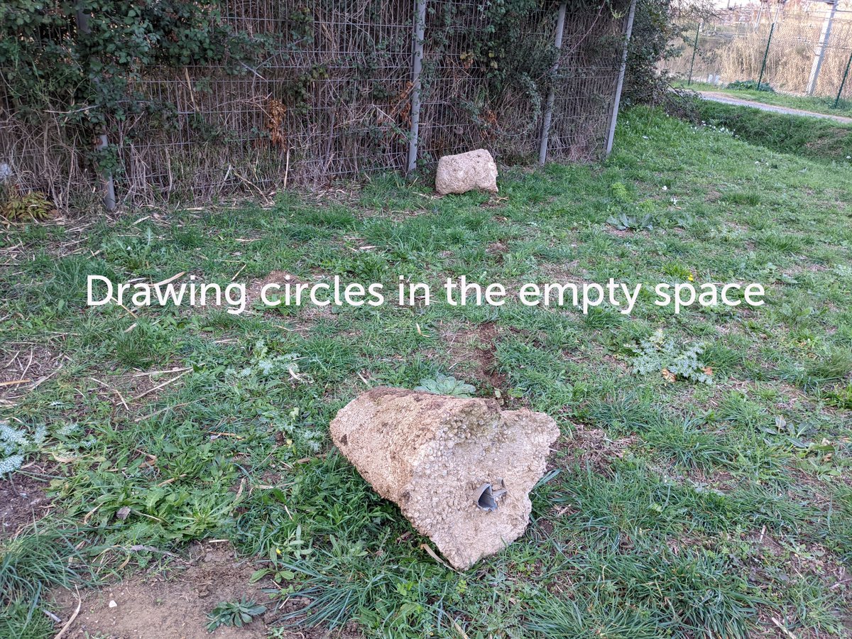 Happy Art's Birthday 2023! There are diverse ways we can make art. <a href="/martineviale/">Martine Viale</a> creates actions in time and space and then are then documented in poetic lines, images, and geographical locations. #artsbirthday2023 <a href="/outofsite_chi/">Out of Site Chicago</a>