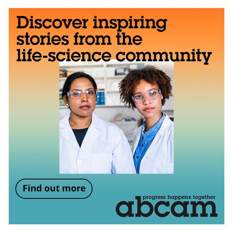 abcam's tweet photo. No discovery happens alone. Explore how the research community achieves amazing things when it comes together.
