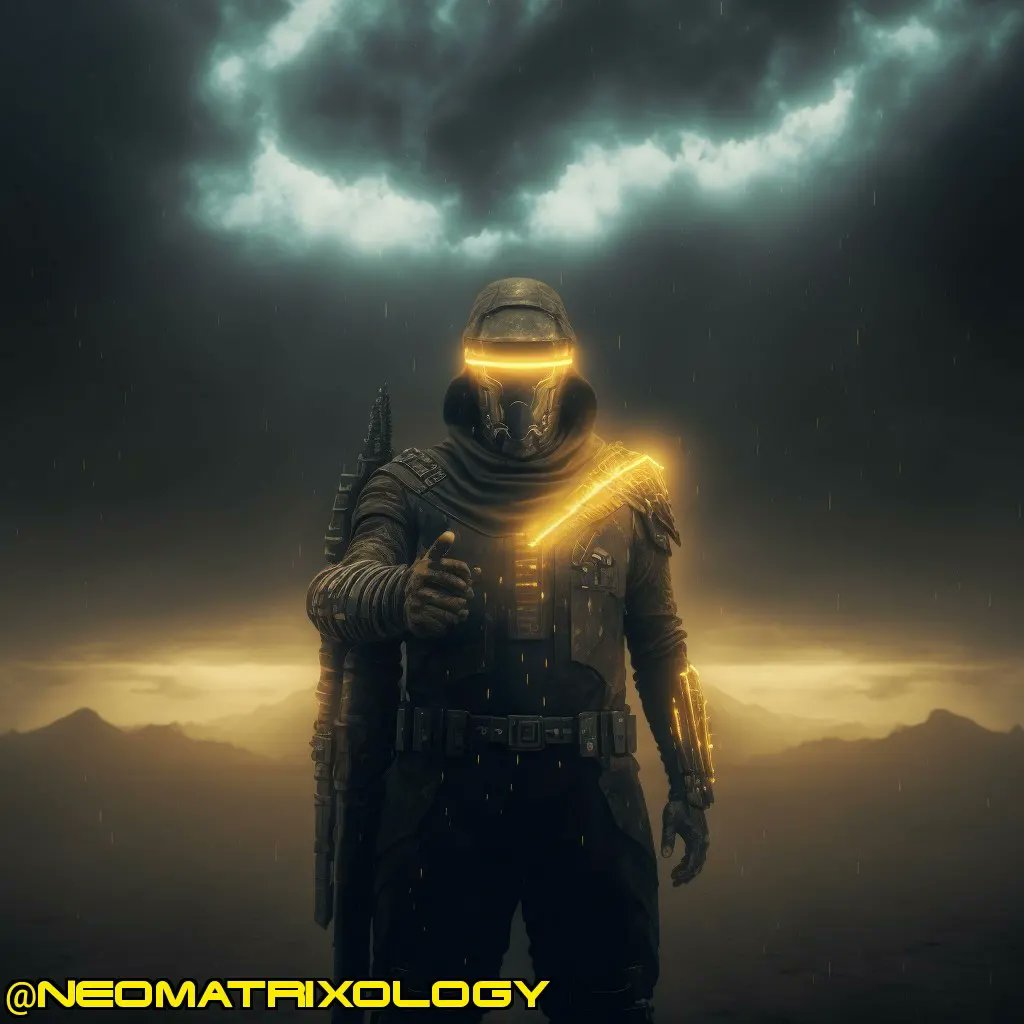 NeoMatrixology's tweet photo. Reached out to the Exile Island Machines who previously assisted w/ repairs upon arrival. They warned the West side of the island was dangerous, the signal came from a heavily gaurded place called the Sanctuary, and to proceed with caution... 
#Matrix #SearchForTheOracle #AIArt https://t.co/KEEk3j78Xj