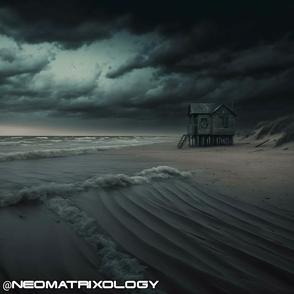 NeoMatrixology's tweet photo. Reached out to the Exile Island Machines who previously assisted w/ repairs upon arrival. They warned the West side of the island was dangerous, the signal came from a heavily gaurded place called the Sanctuary, and to proceed with caution... 
#Matrix #SearchForTheOracle #AIArt https://t.co/KEEk3j78Xj