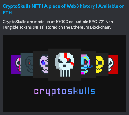 Crypto_Skulls's tweet photo. ☠️ Our website is now updated ☠️
Lots of plans for 2023. Stay tuned.

https://t.co/EeRZPKdalu https://t.co/0jChYowFFo