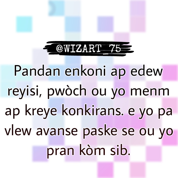 WIZART_75's tweet photo. Jalouzi nan fanmi se pi gwo pyèj. https://t.co/UDWpPcuNV7