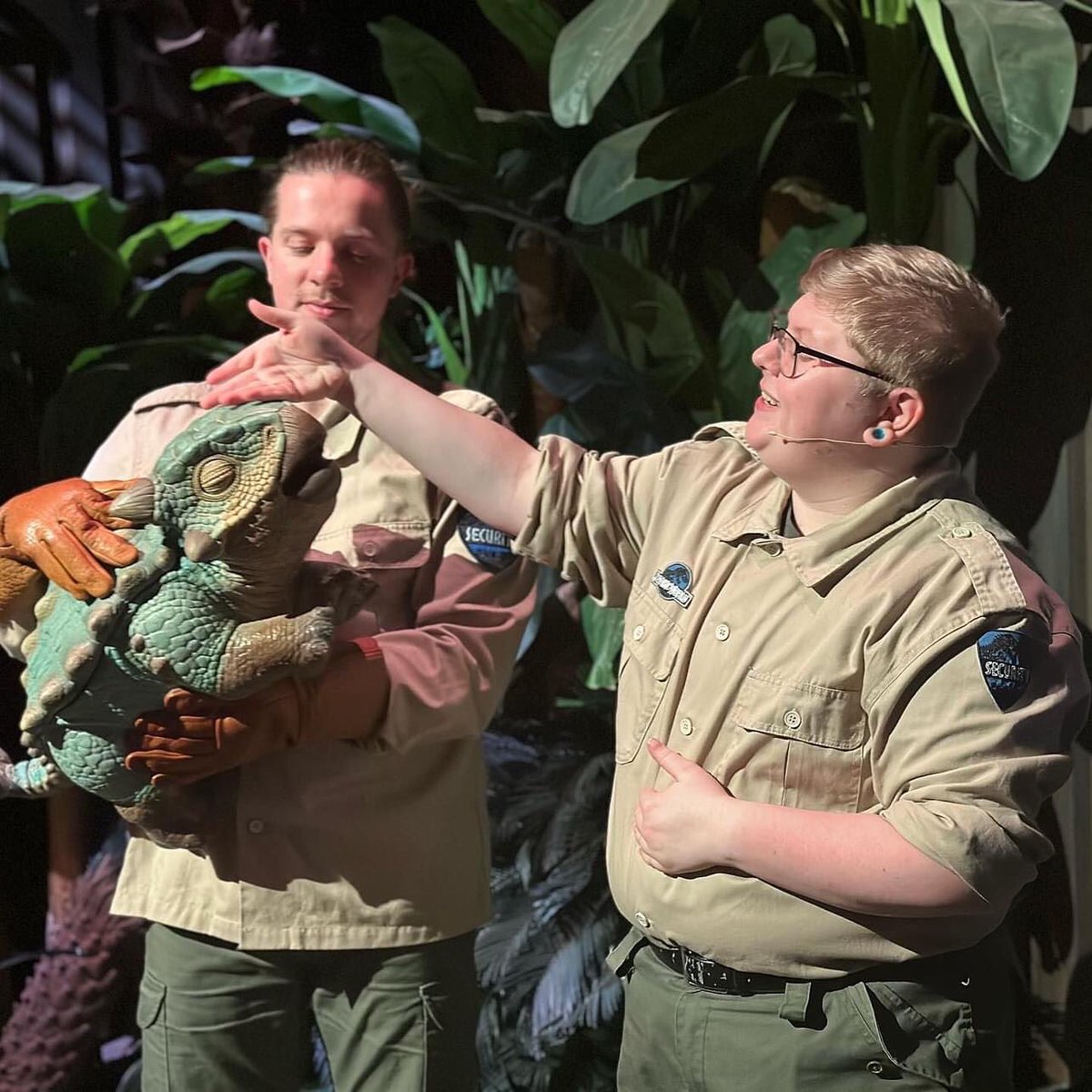 ShowdownTheatre's tweet photo. Great snaps from Sam Brock’s final weeks at Jurassic World: Live. Congrats on completing your debut contract! 👏🎊🌟
#TeamShowdown #showdownmanagement https://t.co/1DlvNQbuMS